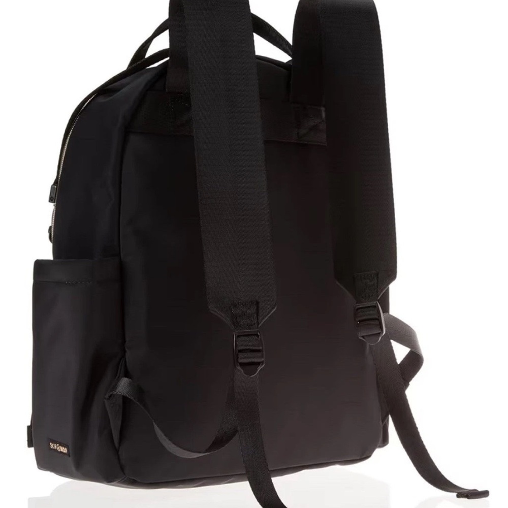 Skip Hop Black and Gold Diaper Bag Backpack - Picture 2 of 12